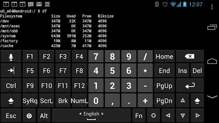 Hacker's keyboard function keys