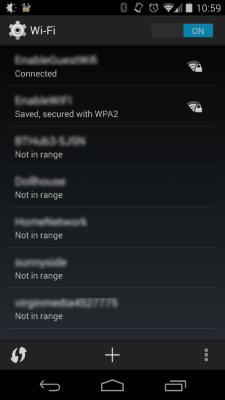 WiFi listing